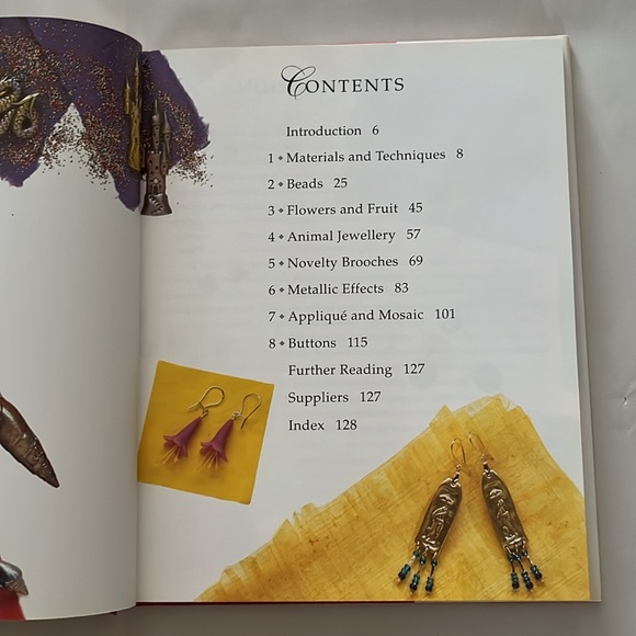 1997 Making Polymer Clay Jewellery Hardcopy BOOK Jewelry Artisan Sue Heaser Art - Picture 8 of 16